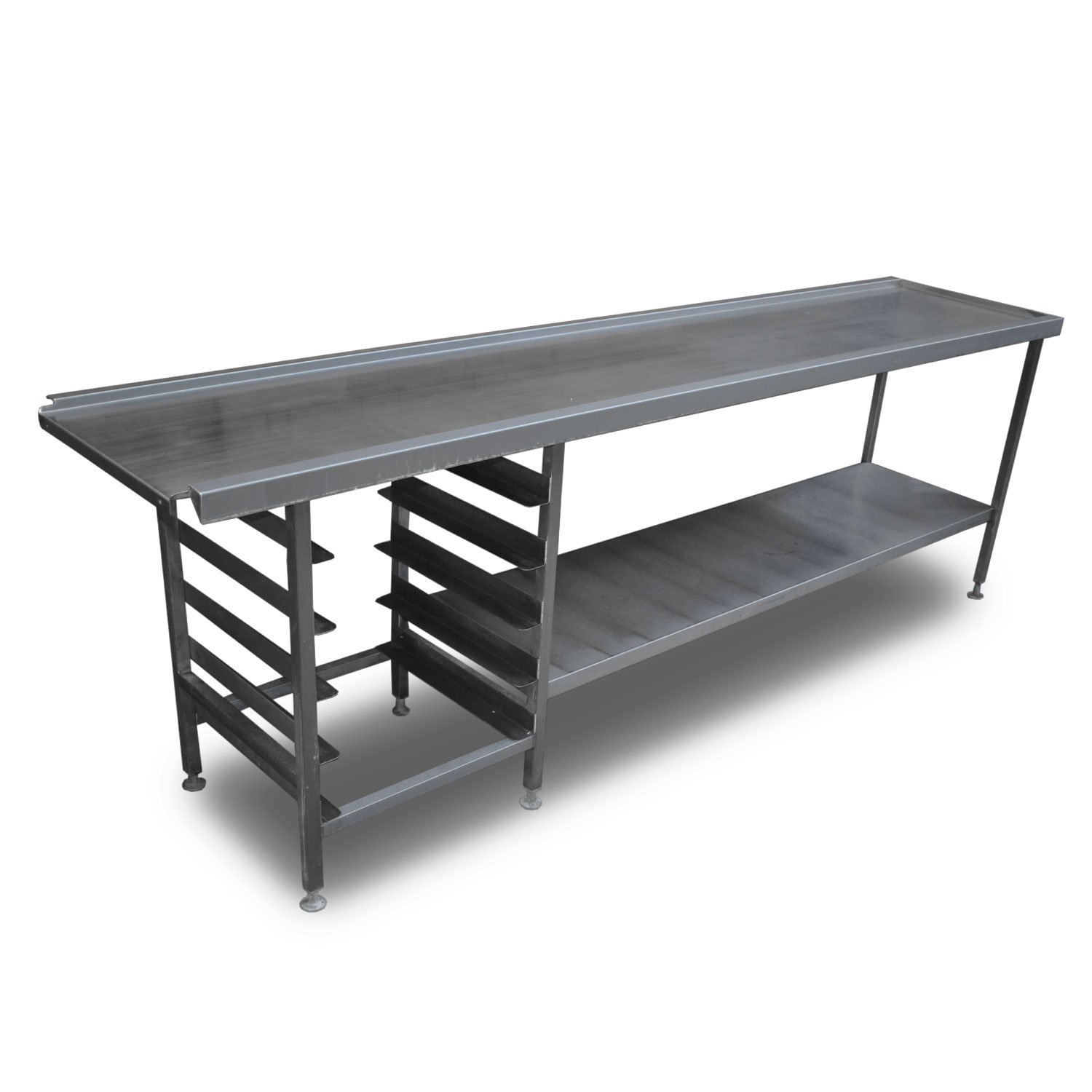 2.7m Stainless Steel Dishwasher Side Table