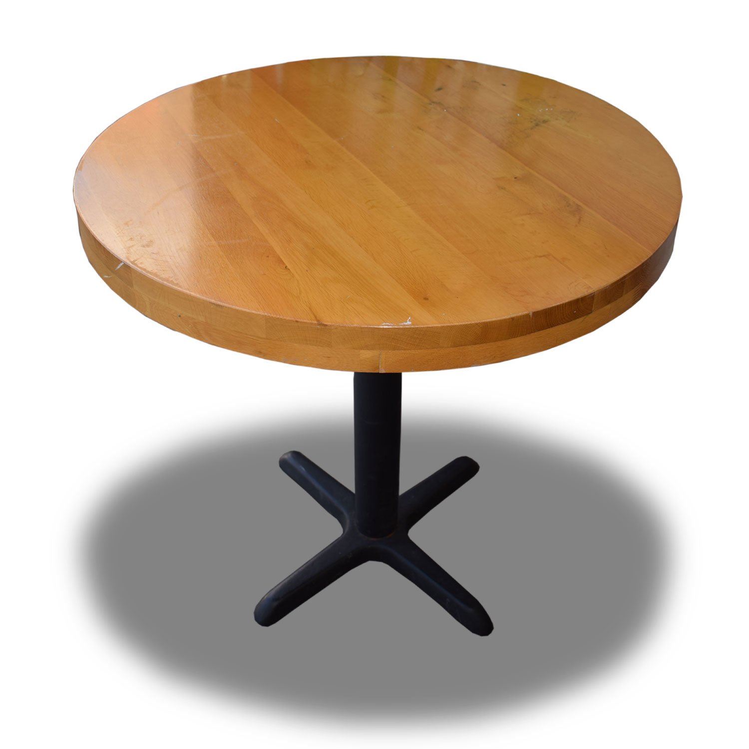 X3 Round Light Wood Tables