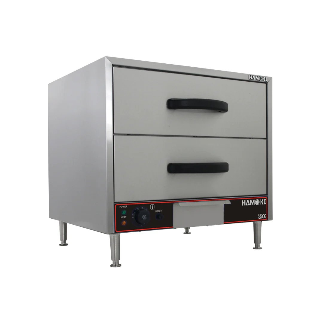 Hamoki Food Warmer 2 Drawers (Wet Heat)
