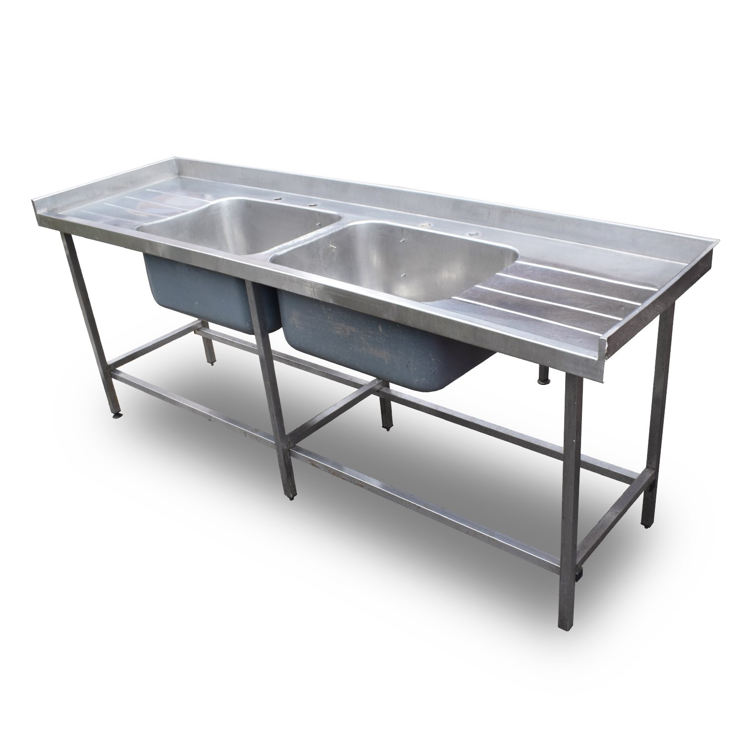 2.26m Stainless steel Double Dishwasher Sink