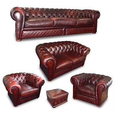 Red Chesterfield Suite