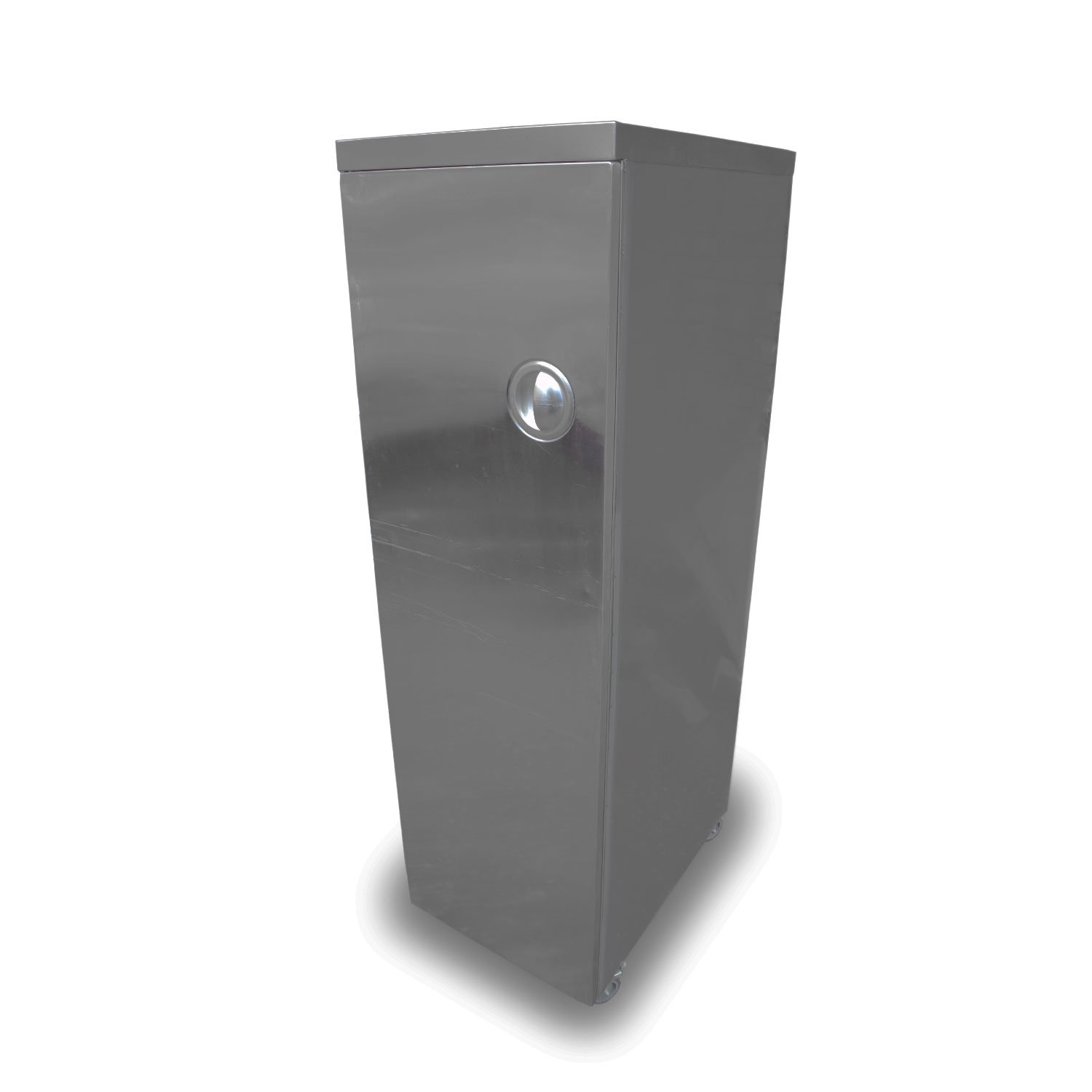 0.42m Stainless Steel Tray Trolley Cupboard