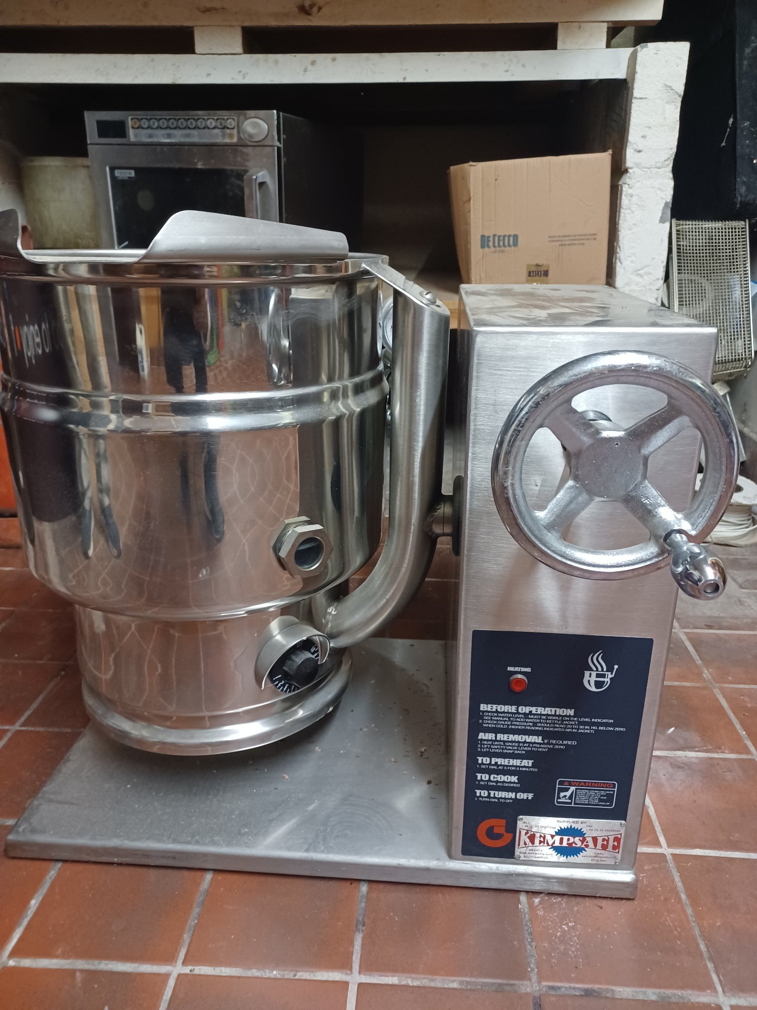 Groen TDHC-20, Commercial Tilting Steam Jacket Kettle